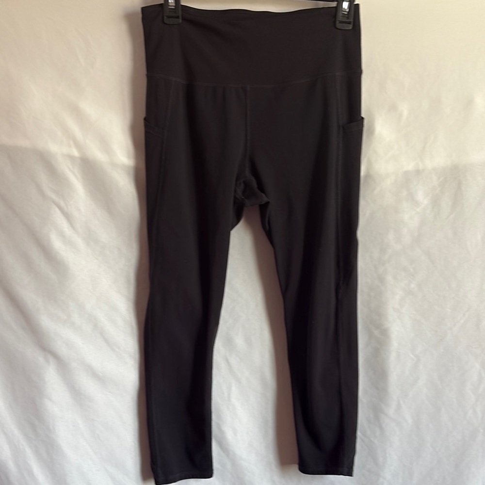 Brand Black High-Waisted Leggings